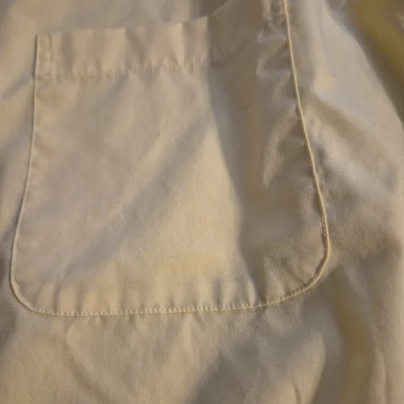 Bright Croft & Barrow Yellow Men's Button-Down Shirt | Classic Fit | Size 16 Nec - Picture 8 of 11